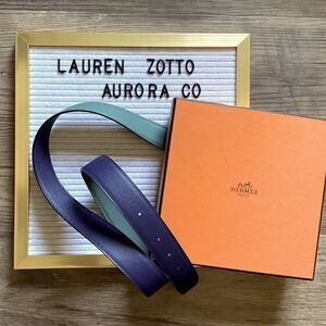 Hermès reversible belt 